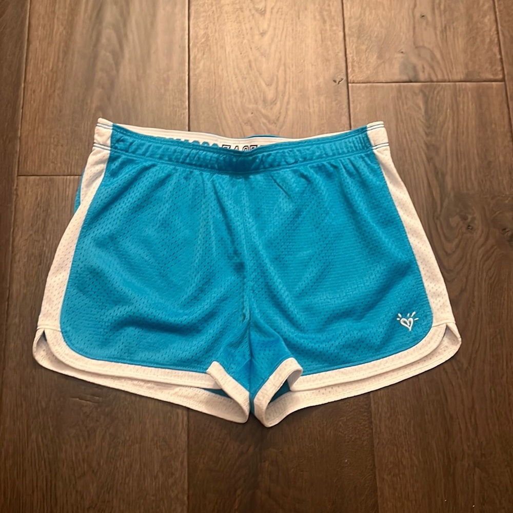 Blue justice athletic shorts